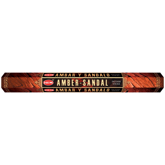 Hem incense stick tall - Amber Sandle