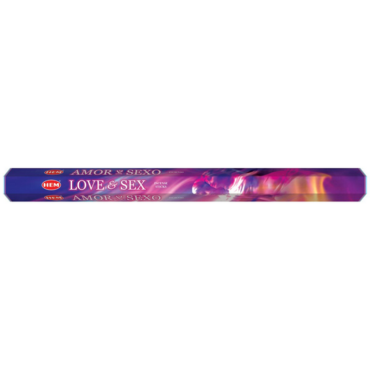 Hem incense stick tall - love & sex