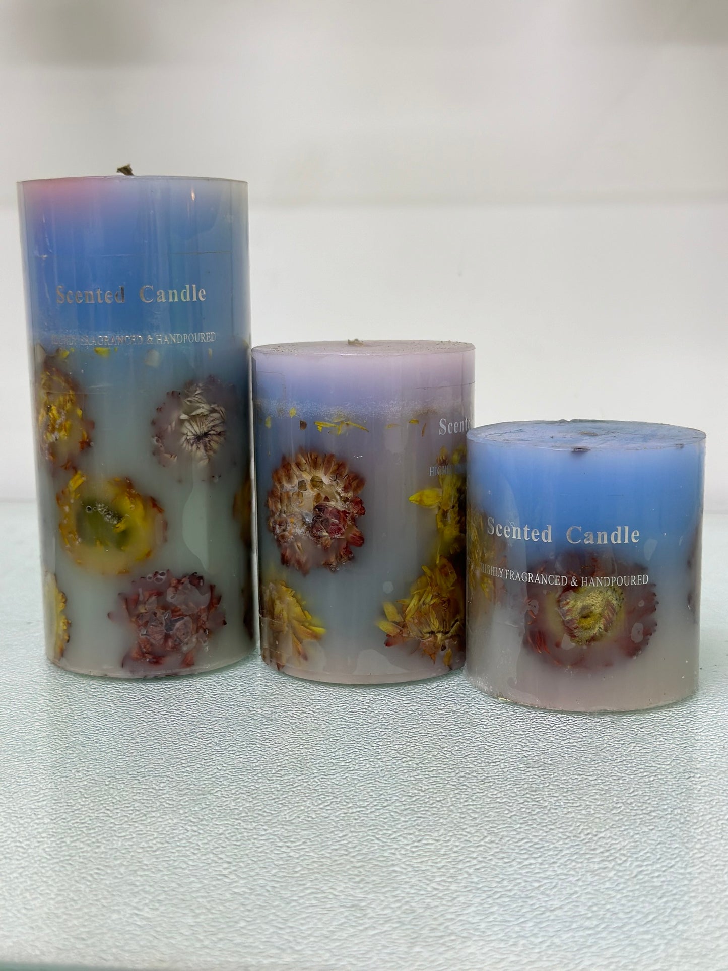 Dried Flower Candles