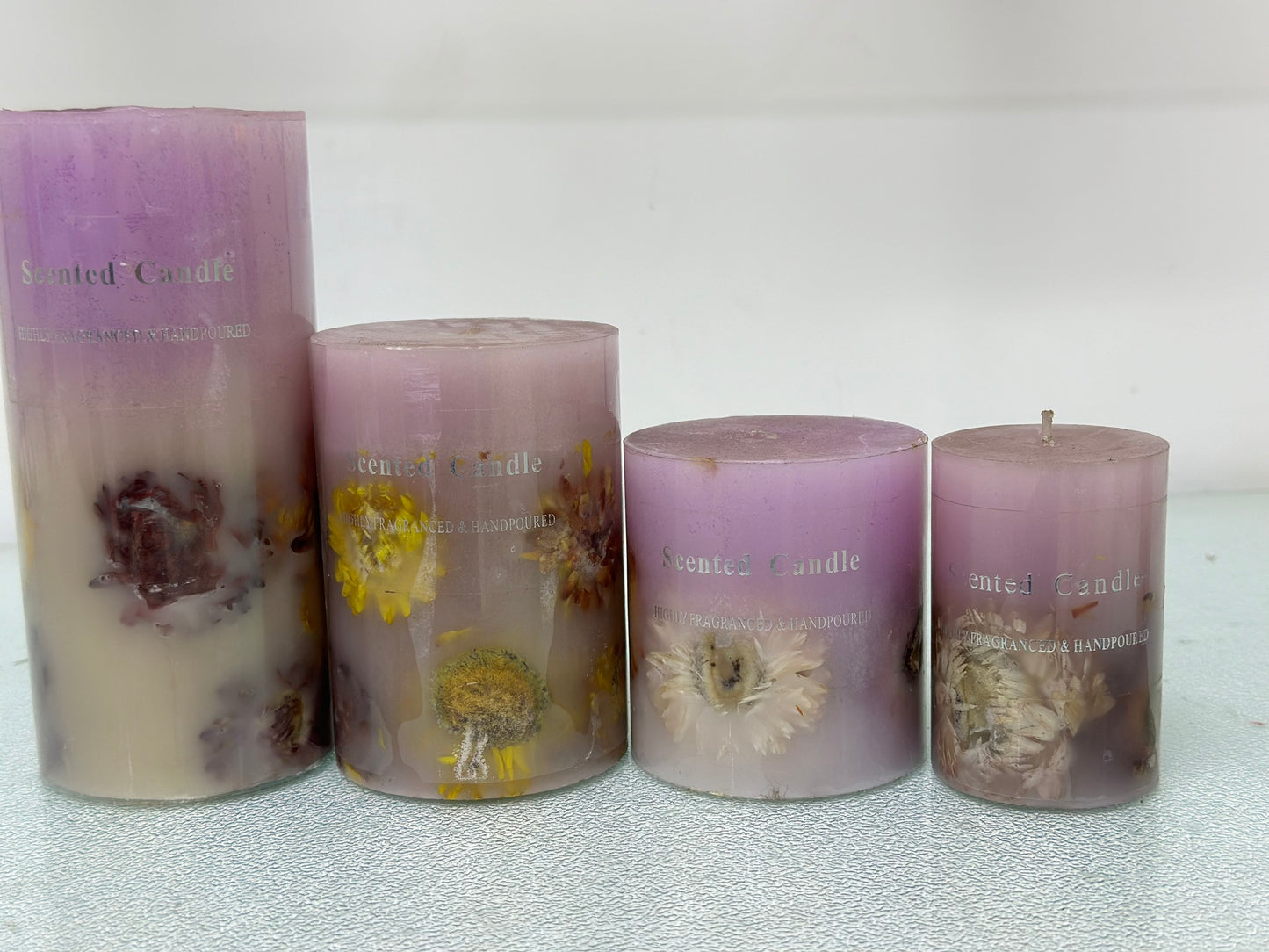 Dried Flower Candles