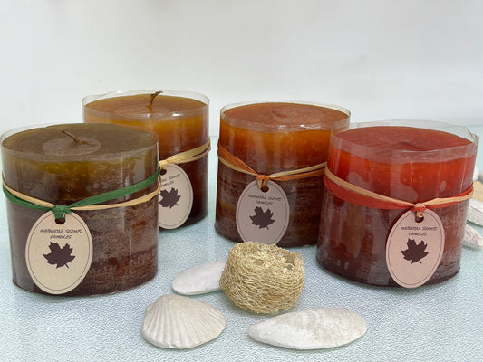 Autumn Elliptical Candles